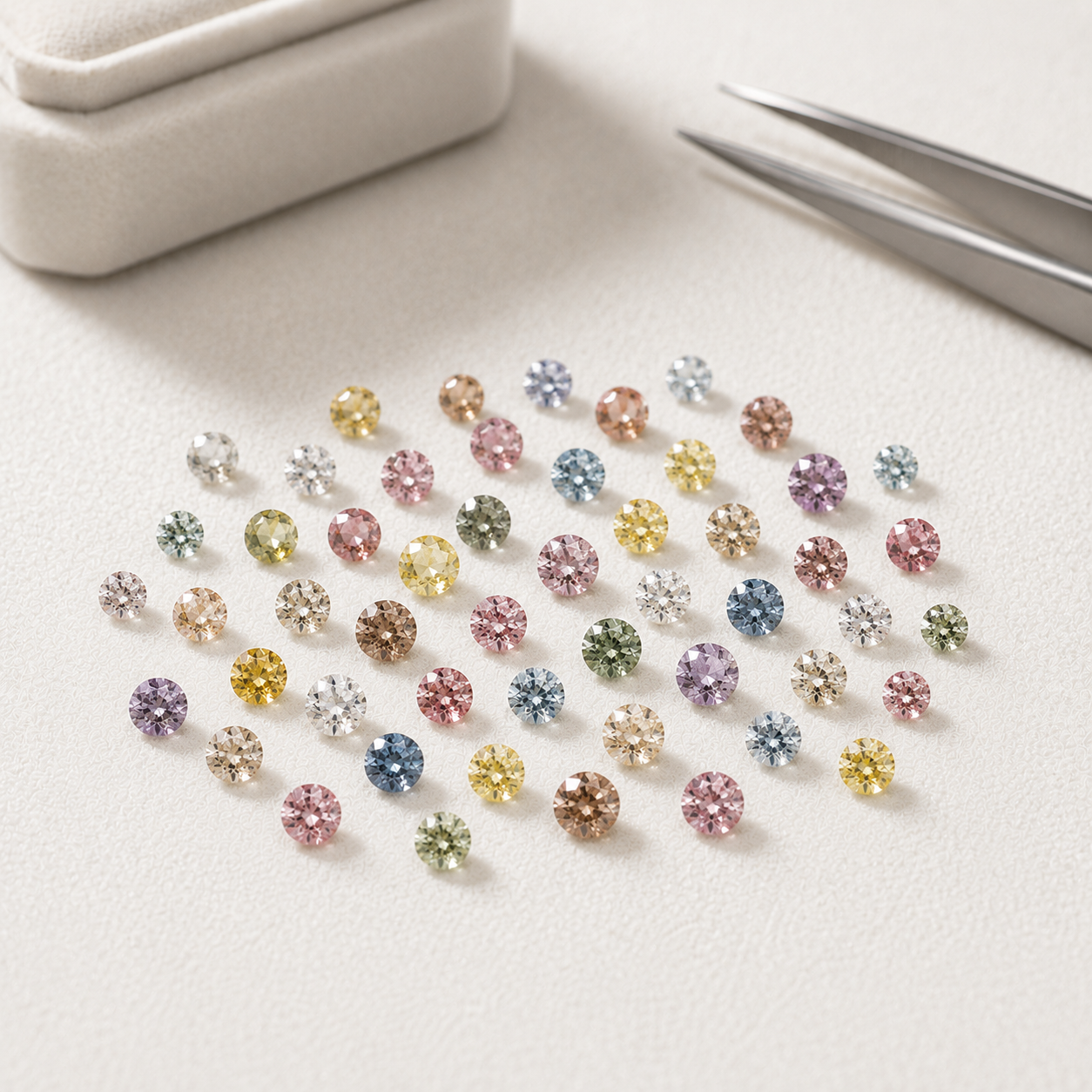 Round Melee Diamonds
