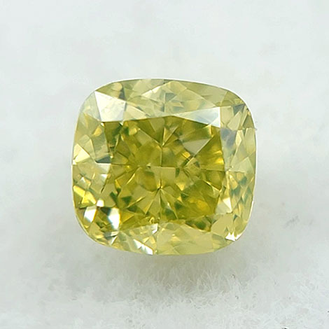 m010-0.448ct FANCY LIGHT YELLOW GREEN i1｜レディース