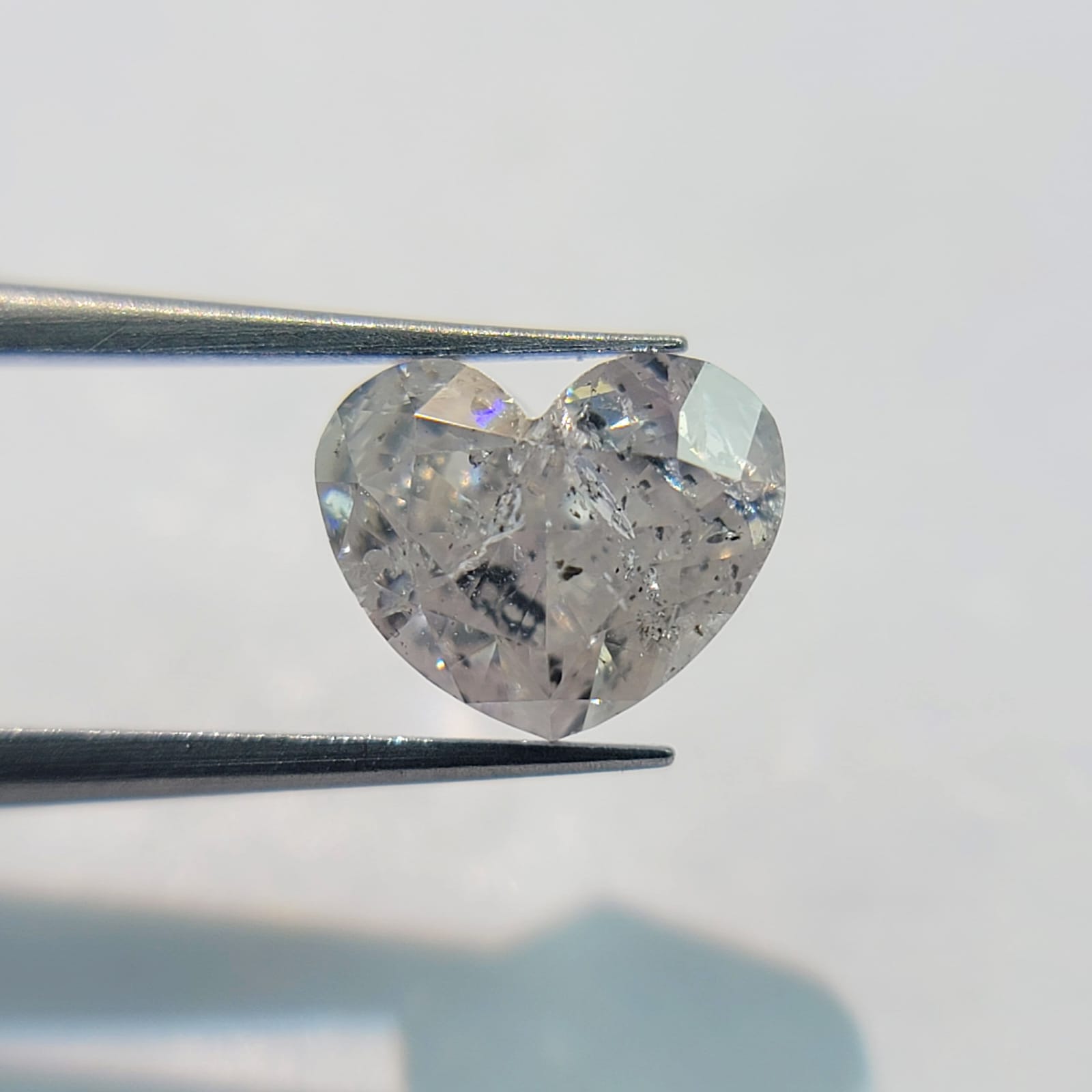 (M13) Natural Light Pink Color 1.01CT I3 Clarity Heart Shape GIA Certified Diamond