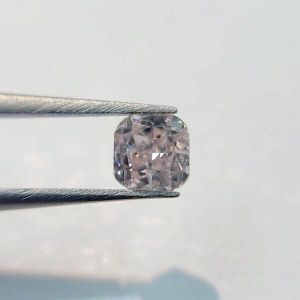 (M326) Natural Fancy Light Pink color 0.21ct I1 Clarity Cushion Shape GIA Certified Diamond