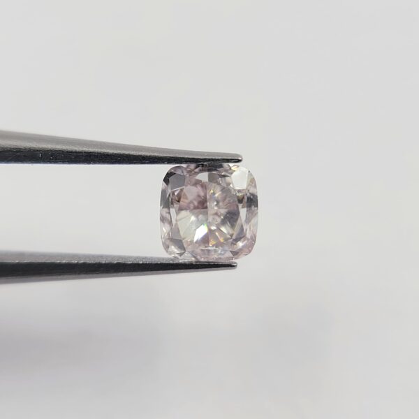 (M252) Natural Light Pink color 0.29ct SI1 Clarity Cushion Shape GIA Certified Diamond