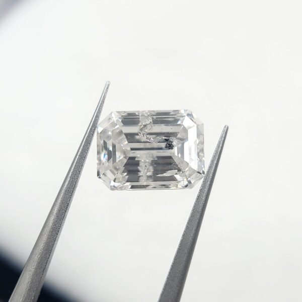 Natural White I color 1.13ct I3 Clarity Emerald Cut GIA Certified Diamond (315)
