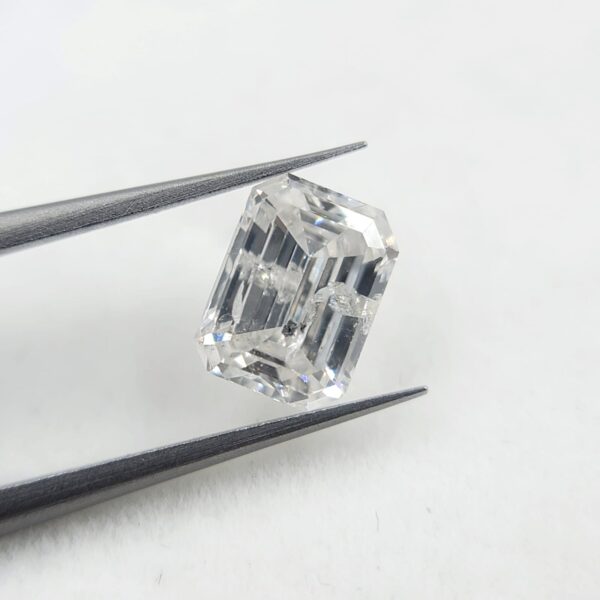 Natural White I color 1.13ct I3 Clarity Emerald Cut GIA Certified Diamond (315)