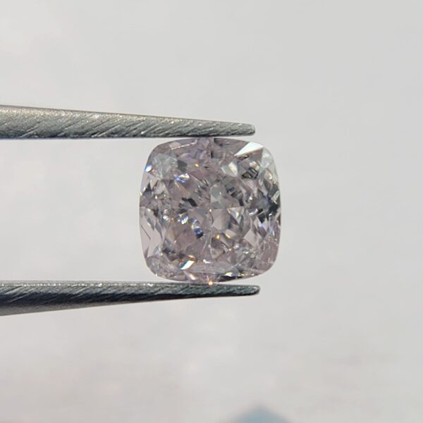 (M349) Natural Fancy Light Pink color 0.34ct I1 Clarity Cushion Shape GIA Certified Diamond