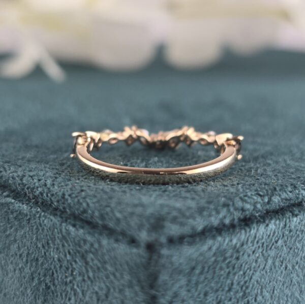 Naturally Bold – Round, Marquise & Pear Salt and Pepper Diamond Band