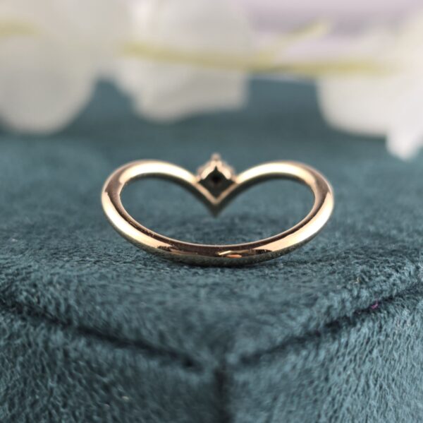Simply Bold: Round Black Diamond Wedding Band