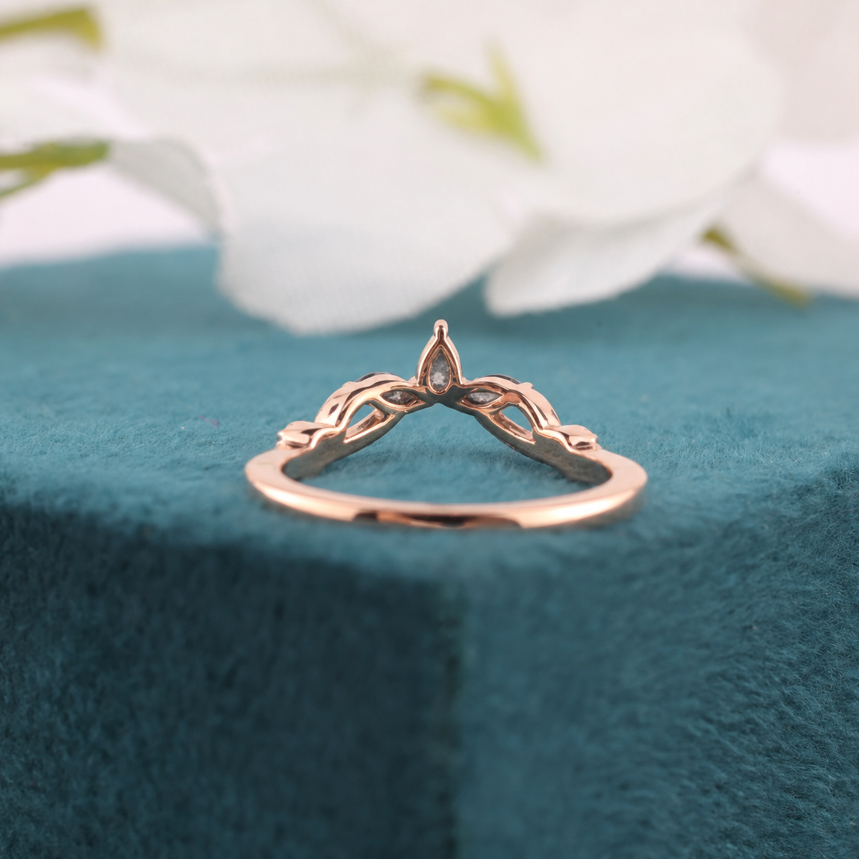 Timeless Twist – Marquise, Pear & Round Diamond Ring