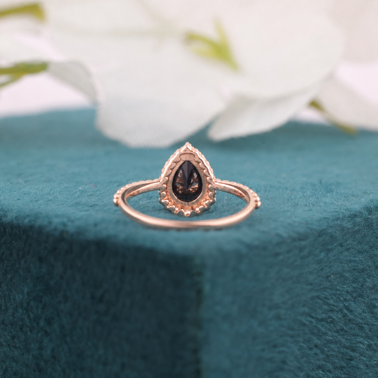 Make a Bold Promise with Our Pear & Round Natural Diamond Ring