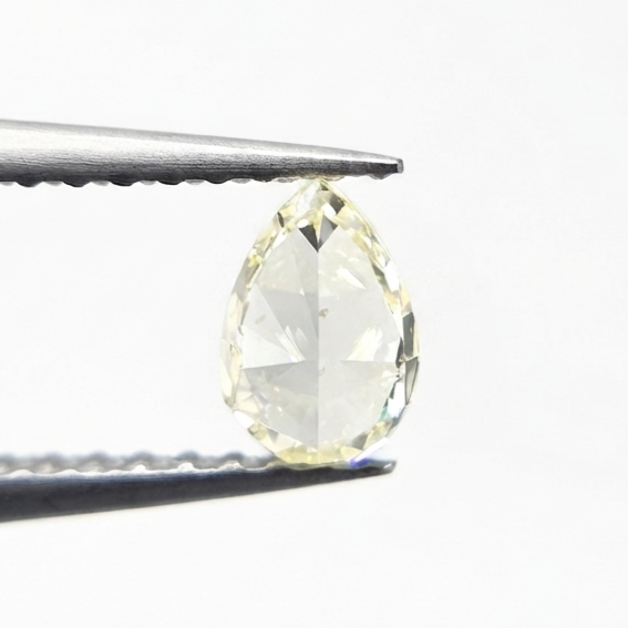 1.00 CT GIA Certified Pear Cut Natural Loose Diamond (W to X Range, VS2)