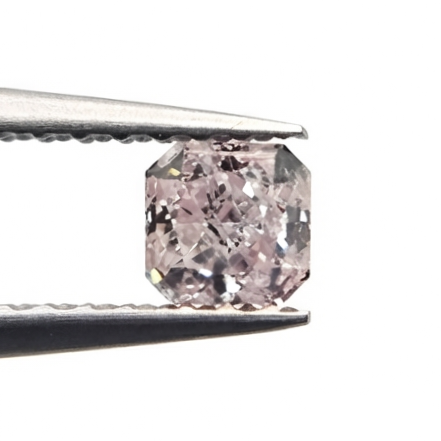 0.51 CT GIA Certified Fancy Pinkish Brown Cushion Cut Natural Loose Diamond