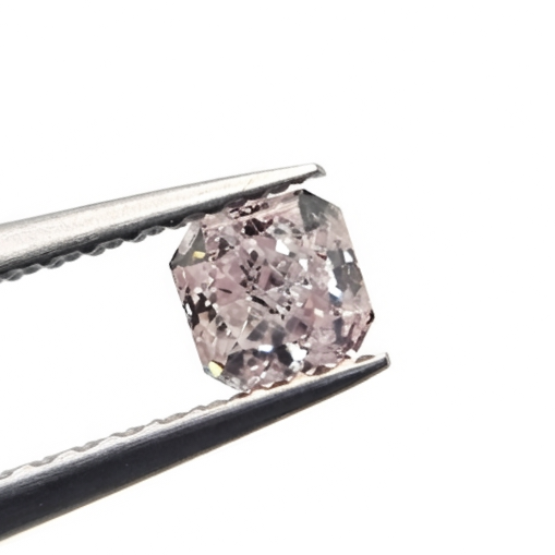 0.51 CT GIA Certified Fancy Pinkish Brown Cushion Cut Natural Loose Diamond