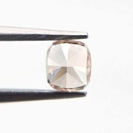 0.38 CT GIA Certified Fancy Brown-Pink Cushion Cut Natural Loose Diamond