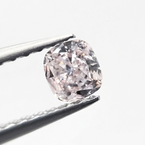 0.50 CT GIA Certified Light Pink Cushion Cut Natural Loose Diamond