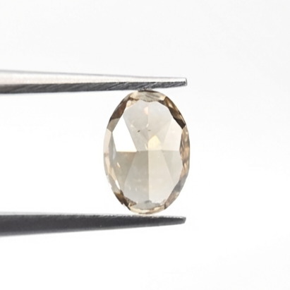 1.01 CT GIA Certified Fancy Yellow-Brown Oval Cut Natural Loose Diamond