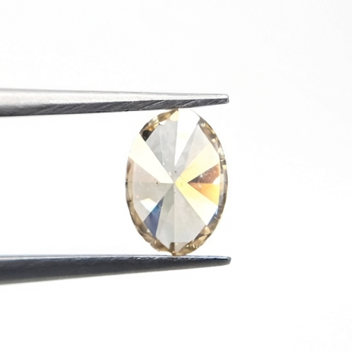 1.00 CT GIA Certified Fancy Yellow-Brown Oval Cut Natural Loose Diamond