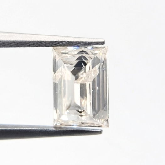 1.21 CT GIA Certified J Color Rectangular Step Cut Natural Loose Diamond