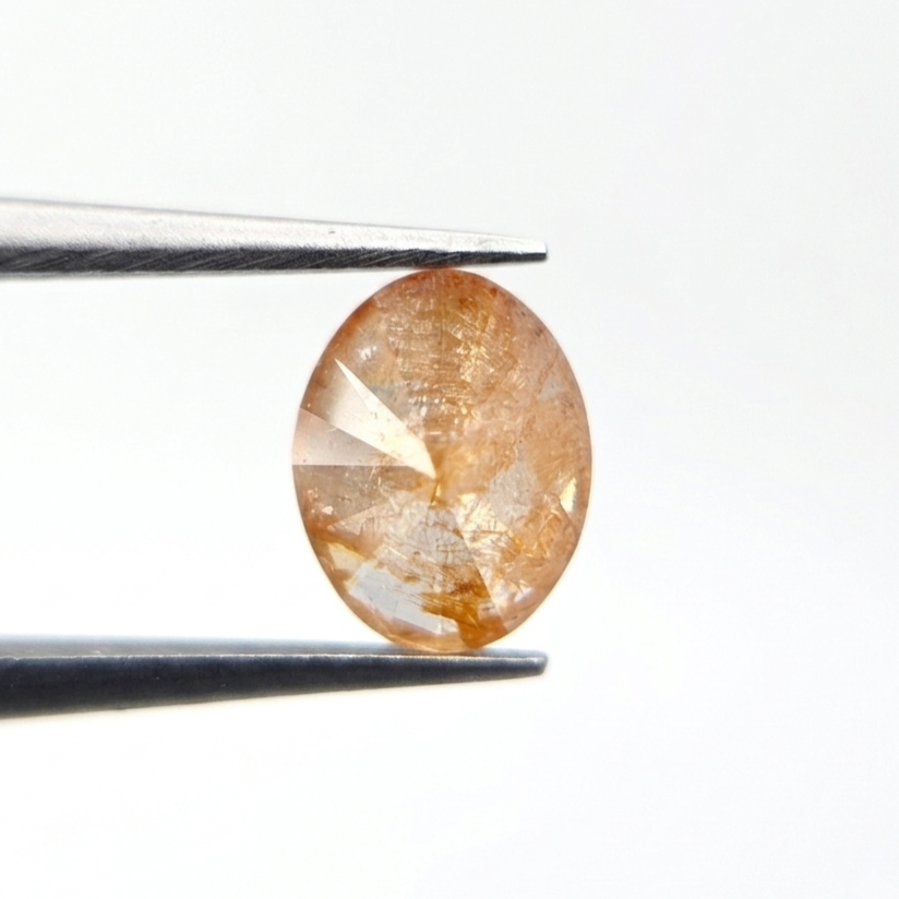 1.44 CT Oval Cut Fancy Orange-Yellow Natural Loose Diamond
