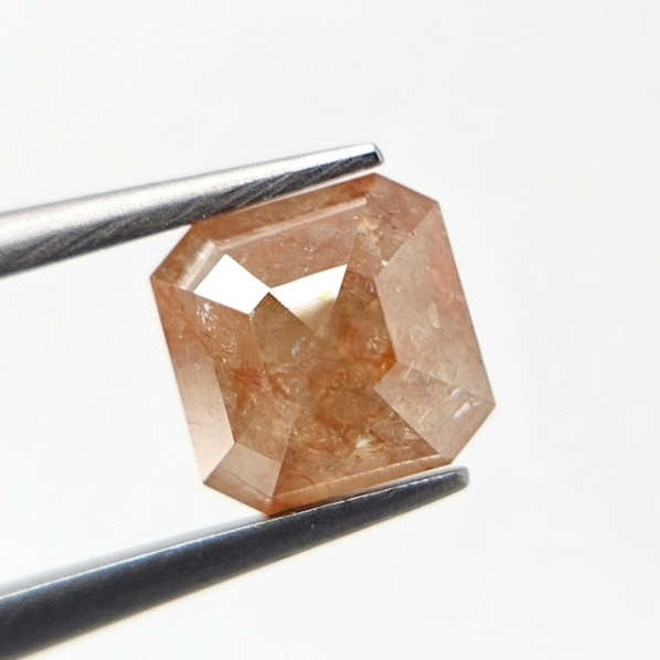 1.32 CT Radiant Cut Fancy Orange-Brown Natural Loose Diamond