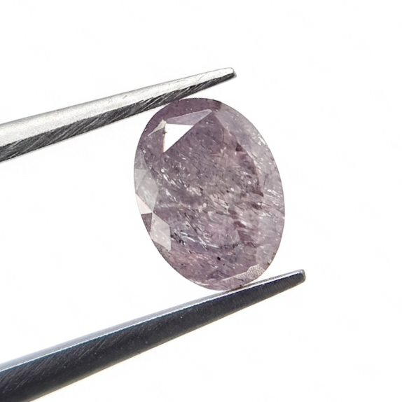 1.02 CT Oval Cut Fancy Purple Natural Diamond