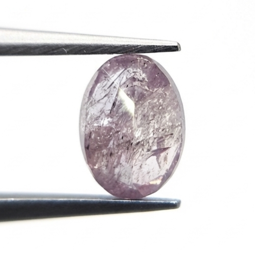 1.02 CT Oval Cut Fancy Purple Natural Diamond