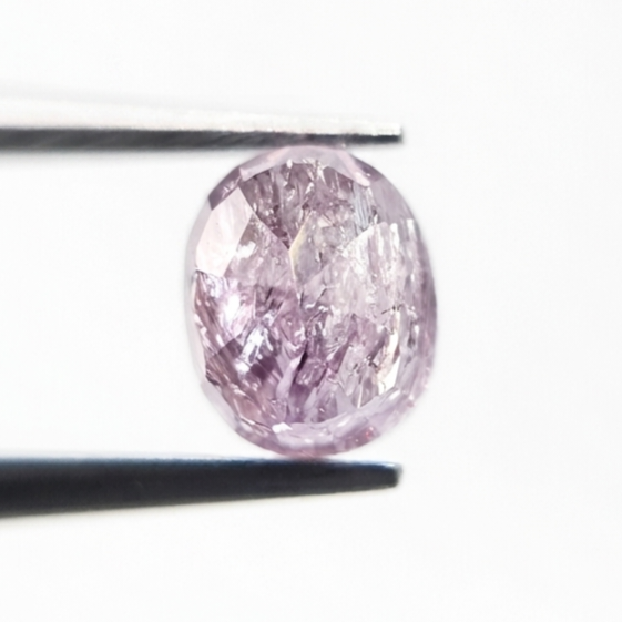 1.00 CT Oval Cut Fancy Pink Natural Diamond