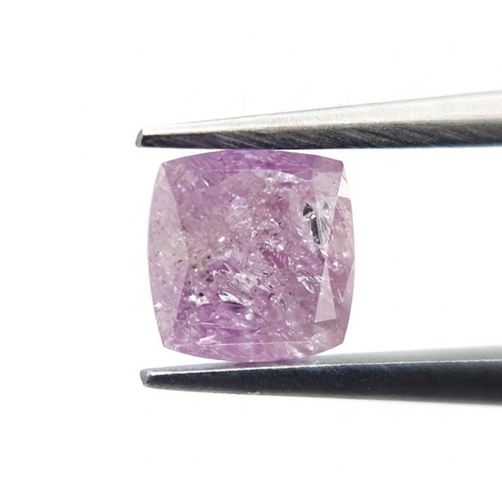 .01 CT Cushion Cut Fancy Purple-Pink Natural Diamond
