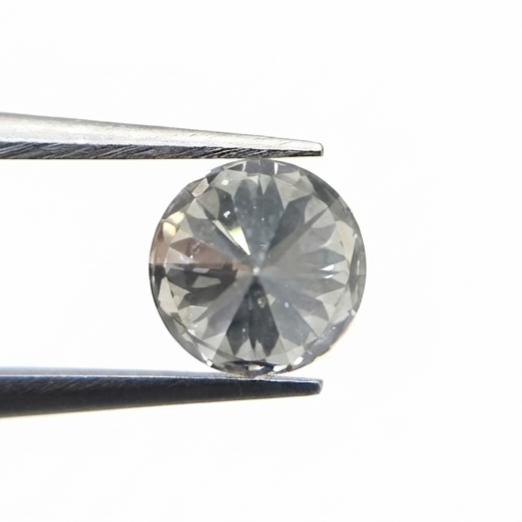 1.27 CT Round Brilliant Fancy Dark Grey Natural Diamond
