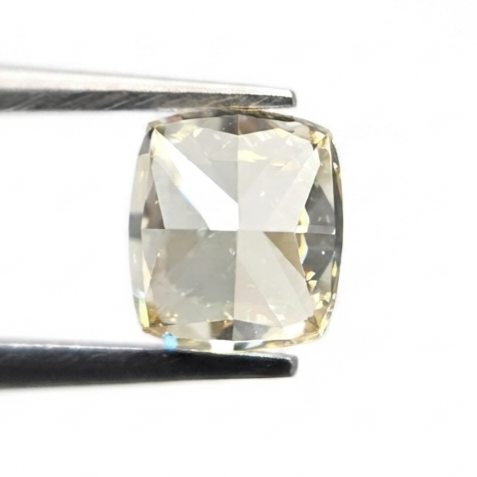 1.00 CT Cushion Cut Fancy Yellow Natural Diamond