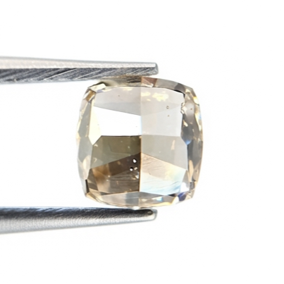 1.00 CT Cushion Cut Fancy Champagne Natural Diamond
