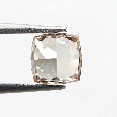 1.00 CT Cushion Cut Fancy Champagne Natural Diamond