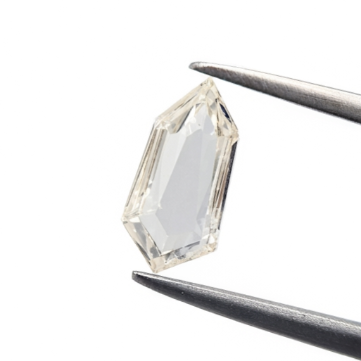 1.12 Carat Natural H-I Color Shield Shape Diamond | Unique Fancy Cut Loose Diamond for Custom Fine Jewelry