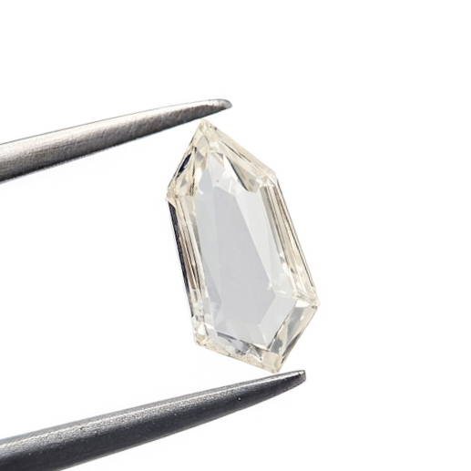 1.12 Carat Natural H-I Color Shield Shape Diamond | Unique Fancy Cut Loose Diamond for Custom Fine Jewelry