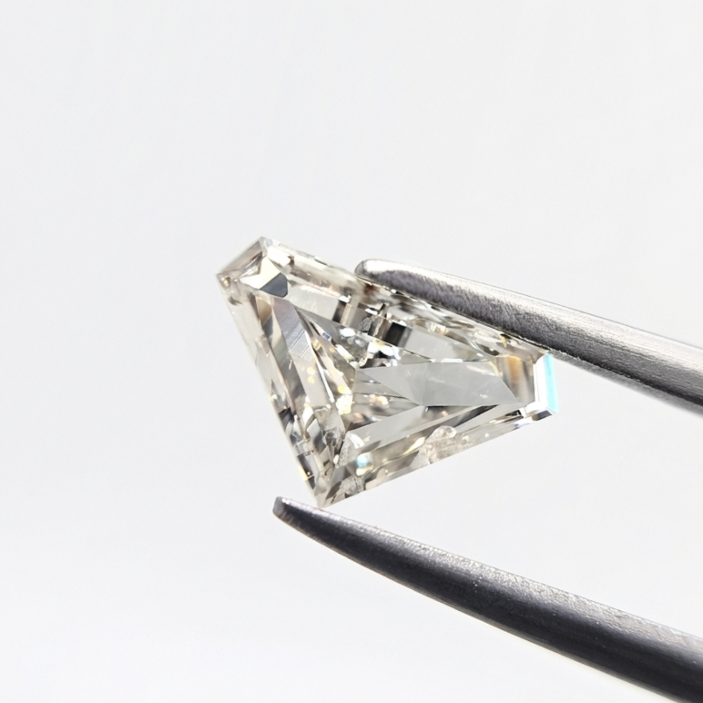 1.00 Carat Natural H-I Color Shield Shape Diamond | Unique Fancy Cut Loose Diamond for Custom Fine Jewelry