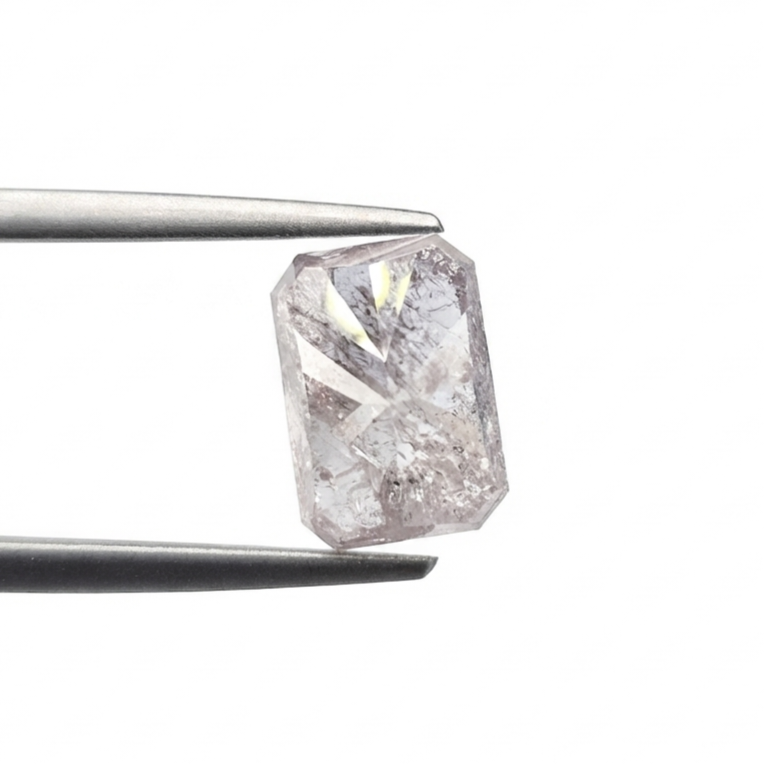 5.33 Carat Natural Fancy Light Brown Radiant Shape Diamond | Unique Fancy Color Loose Diamond for Custom Fine Jewelry