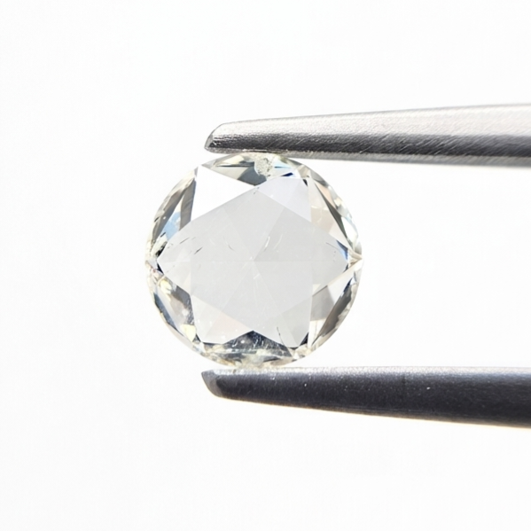 1.04 Carat Natural HI Color SI Clarity Rose Cut Round Shape Diamond | Unique Loose Diamond for Custom Fine Jewelry
