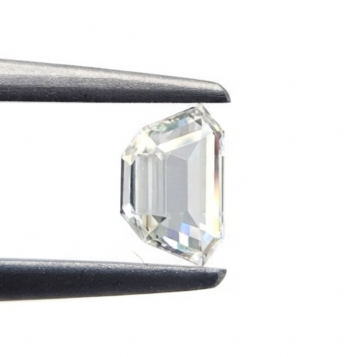 0.47 Carat Natural JK Color VS Clarity Half Moon Shape Diamond | Unique Loose Diamond for Custom Fine Jewelry