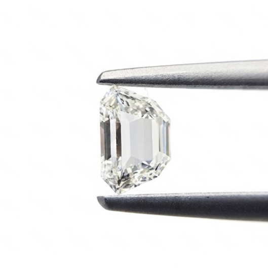 0.47 Carat Natural JK Color VS Clarity Half Moon Shape Diamond | Unique Loose Diamond for Custom Fine Jewelry