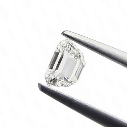0.47 Carat Natural JK Color VS Clarity Half Moon Shape Diamond | Unique Loose Diamond for Custom Fine Jewelry