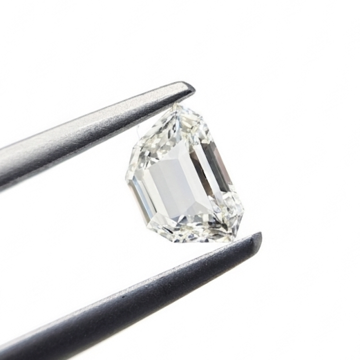 0.47 Carat Natural JK Color VS Clarity Half Moon Shape Diamond | Unique Loose Diamond for Custom Fine Jewelry
