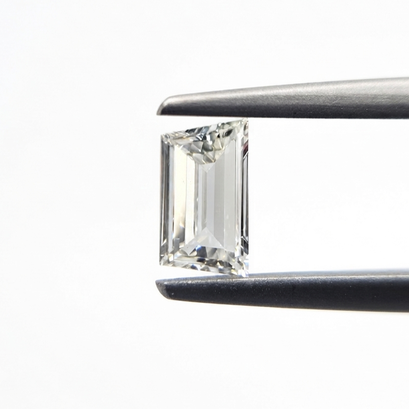 0.46 Carat Natural HI Color VS Clarity Trapezoid Shape Diamond | Unique Loose Diamond for Custom Fine Jewelry