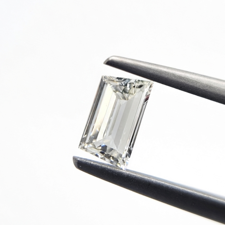 0.46 Carat Natural HI Color VS Clarity Trapezoid Shape Diamond | Unique Loose Diamond for Custom Fine Jewelry