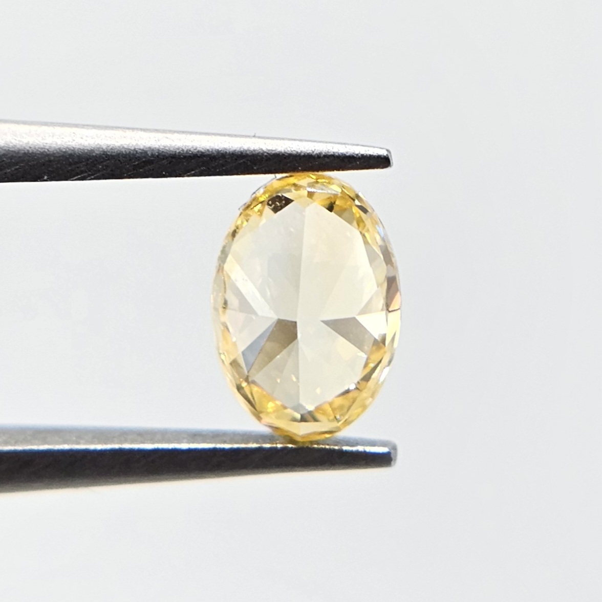 0.44 CT GIA Certified Fancy Intense Orange-Yellow Oval Cut Natural Loose Diamond