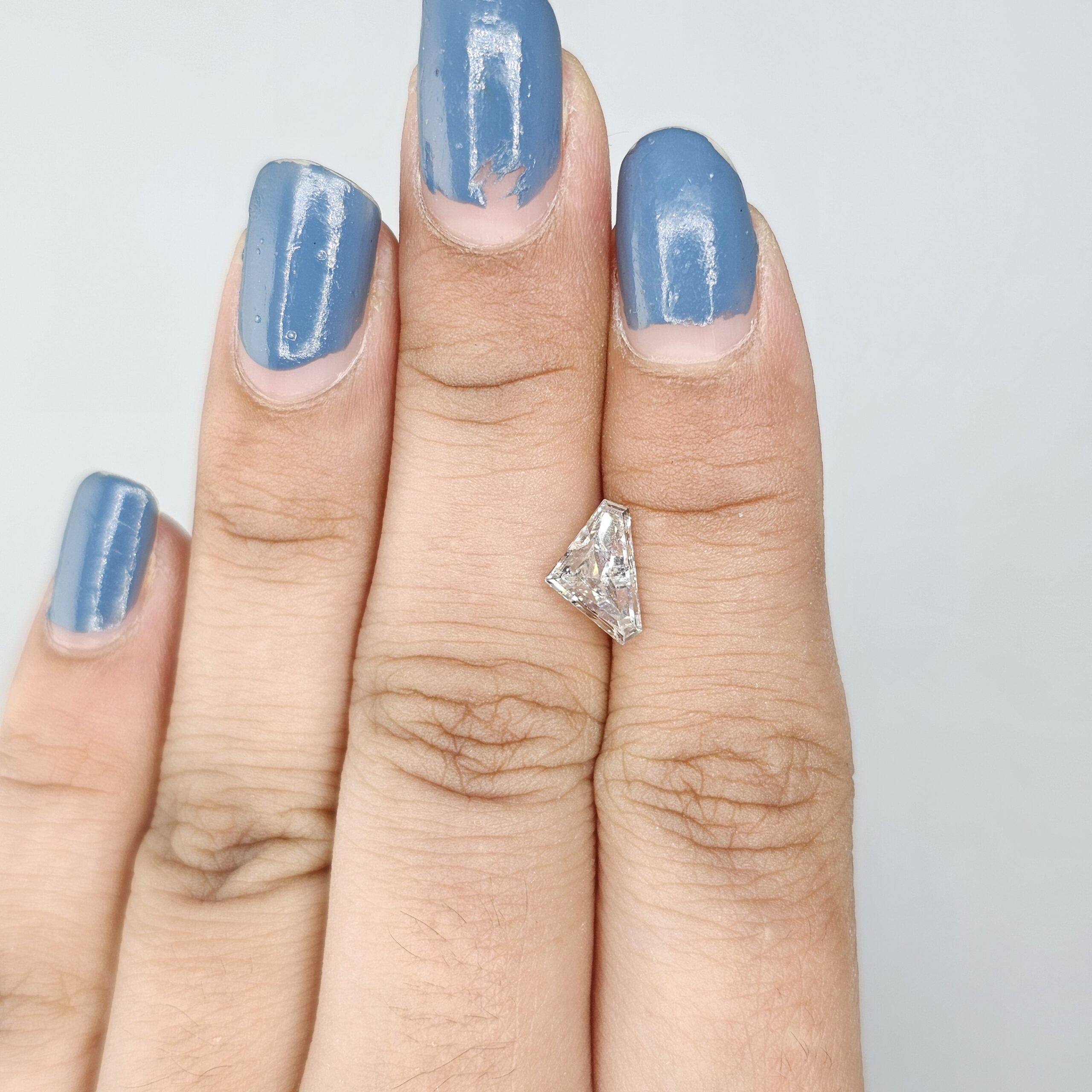 1.00 Carat Natural H-I Color Shield Shape Diamond | Unique Fancy Cut Loose Diamond for Custom Fine Jewelry