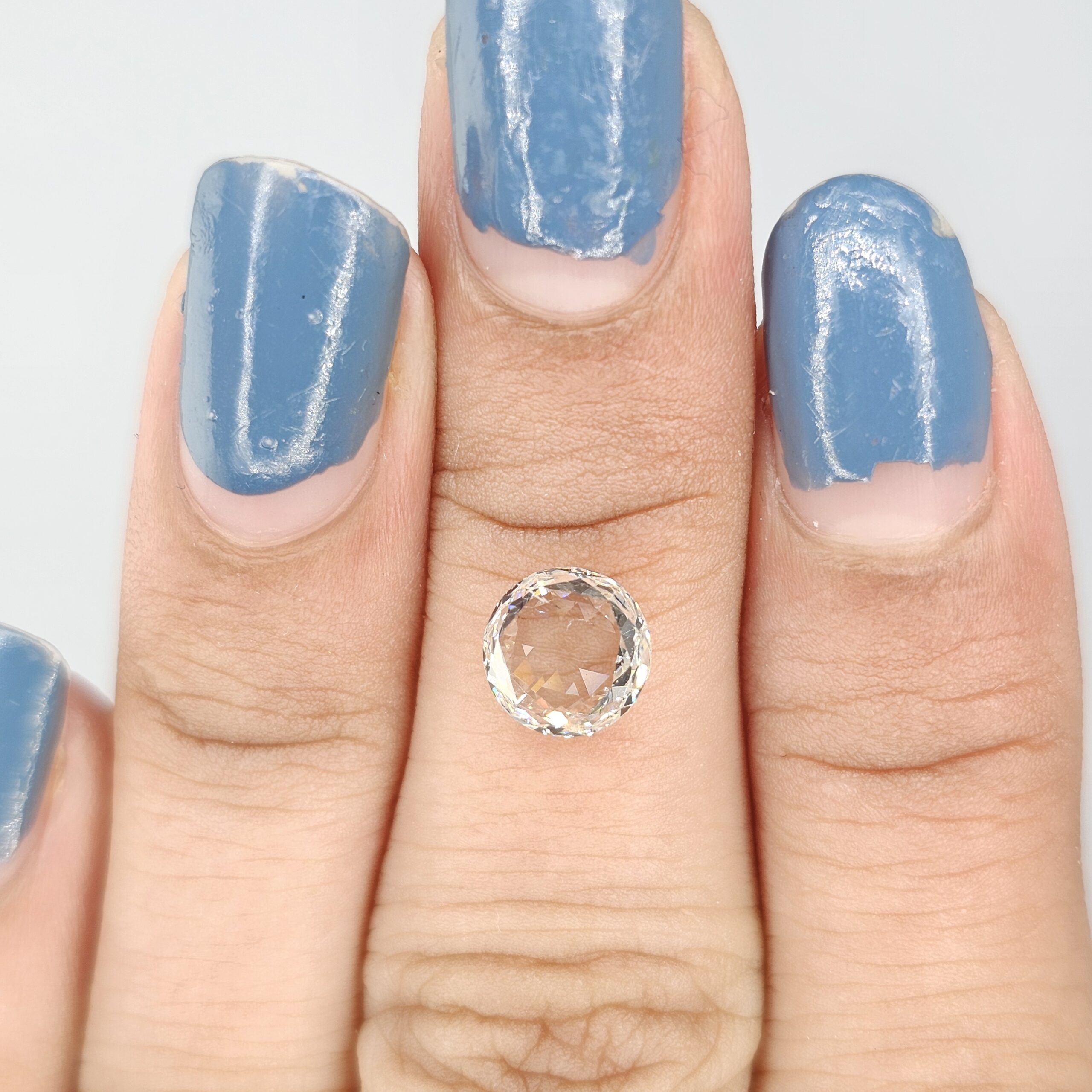1.04 Carat Natural HI Color SI Clarity Rose Cut Round Shape Diamond | Unique Loose Diamond for Custom Fine Jewelry
