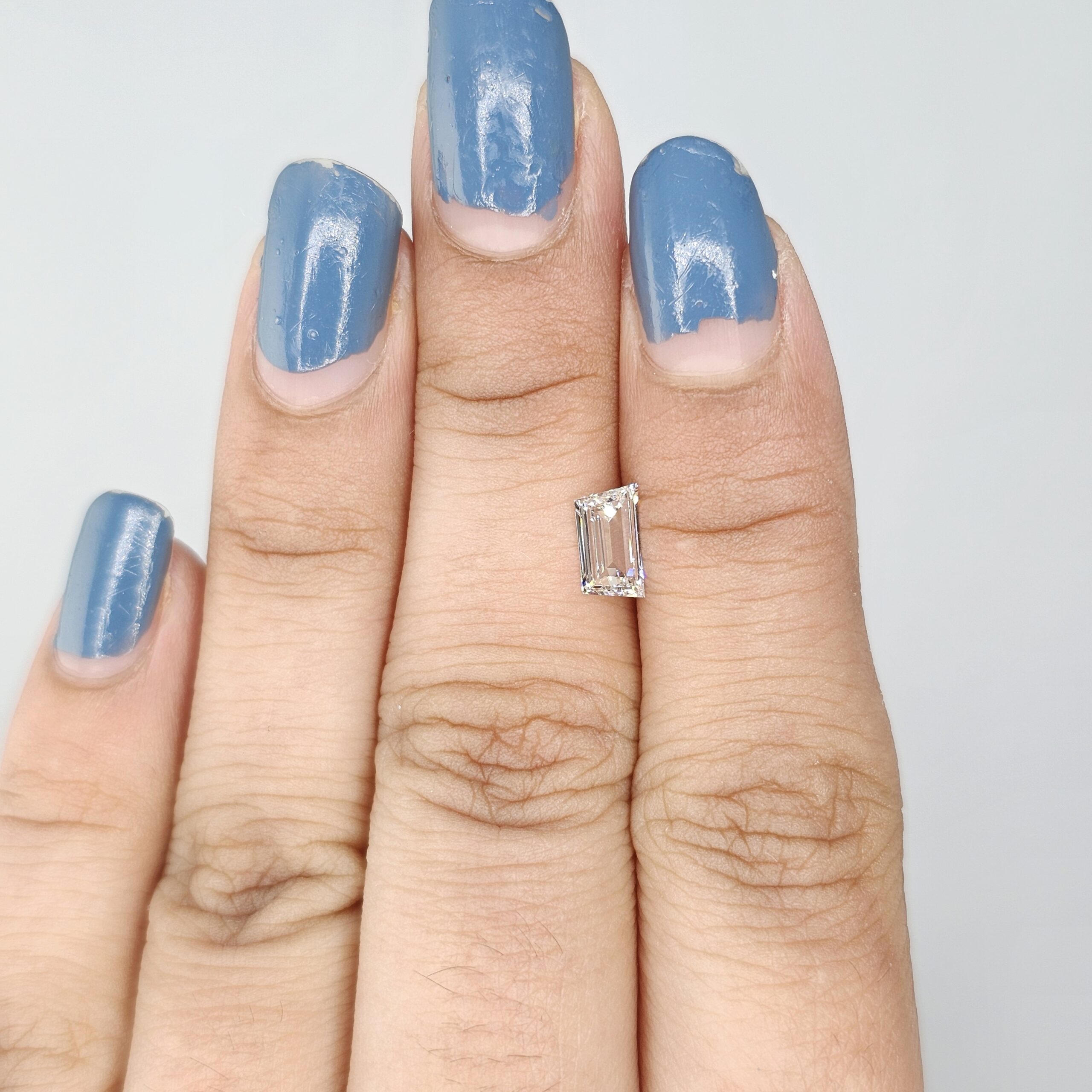 0.46 Carat Natural HI Color VS Clarity Trapezoid Shape Diamond | Unique Loose Diamond for Custom Fine Jewelry