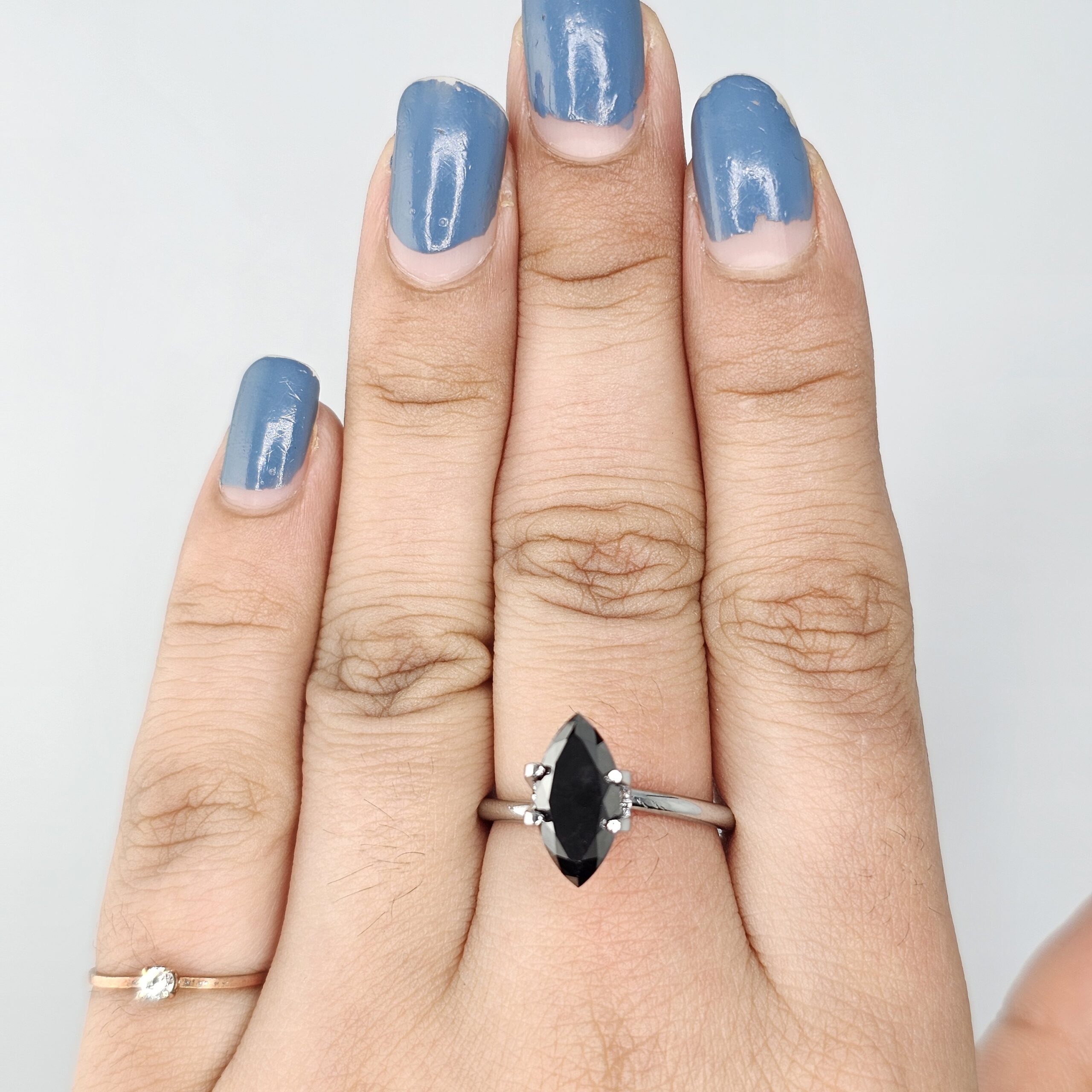 (TC384) 2.24 Ct Marquise Cut Natural Black Diamond Loose Gemstone for Custom Engagement Ring, Solitaire Pendant & Fine Jewelry