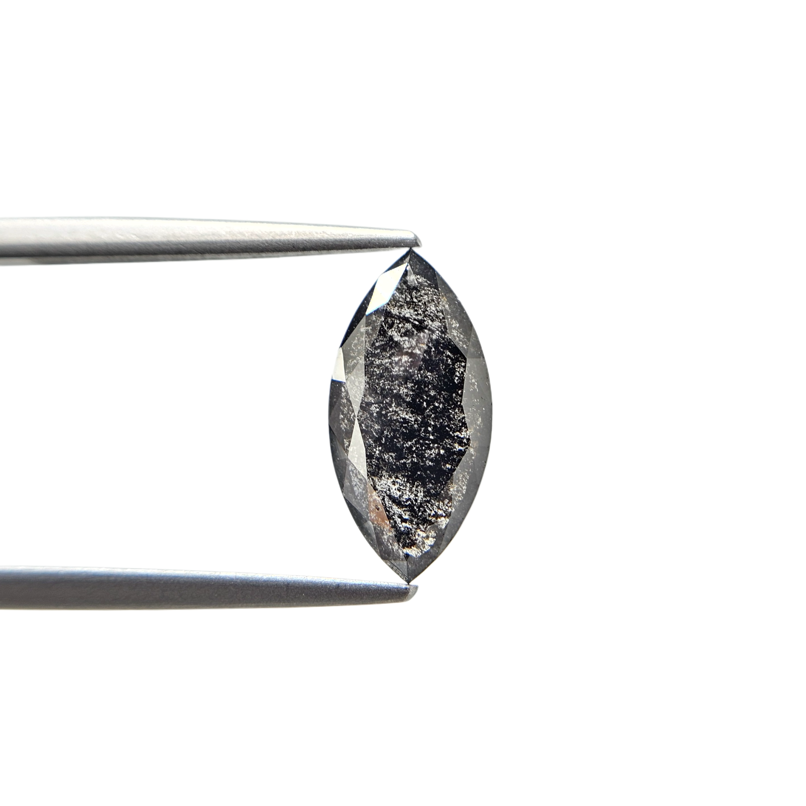 (Tc472) 2.52ct Salt and Pepper Marquise Shape Natural Loose Diamond