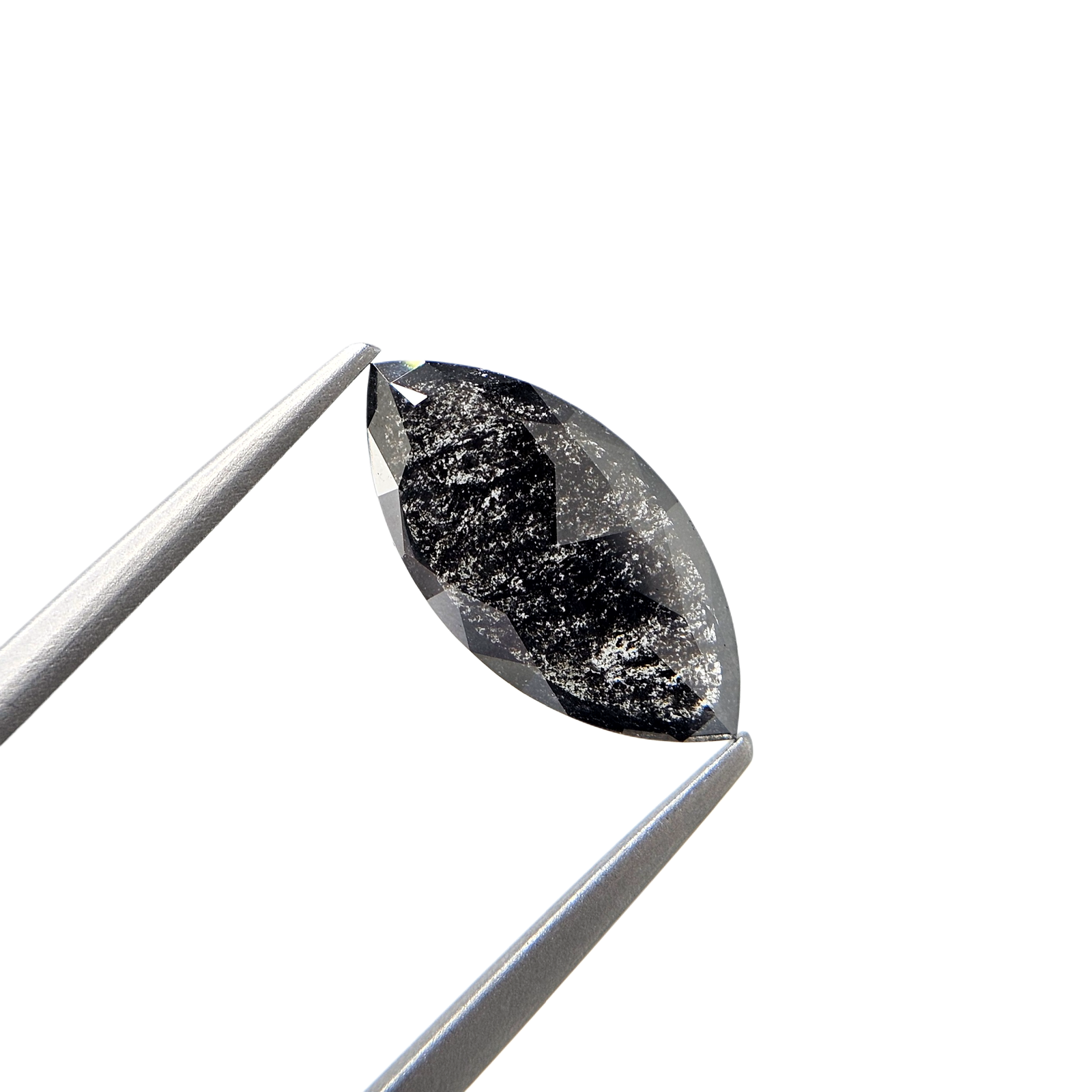 (Tc472) 2.52ct Salt and Pepper Marquise Shape Natural Loose Diamond