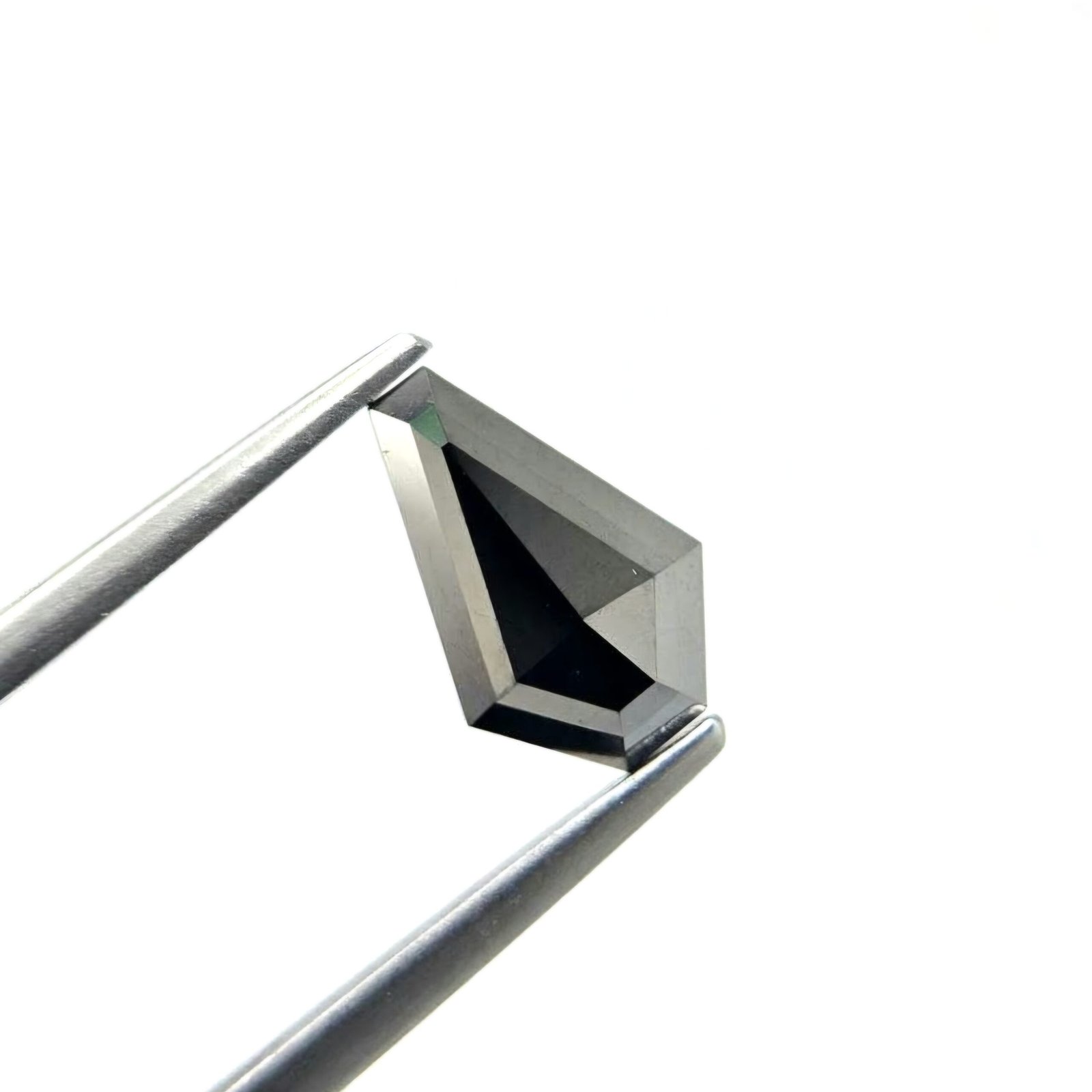 (Tc439) 2.16ct Coffin Shape Natural Black Loose Diamond