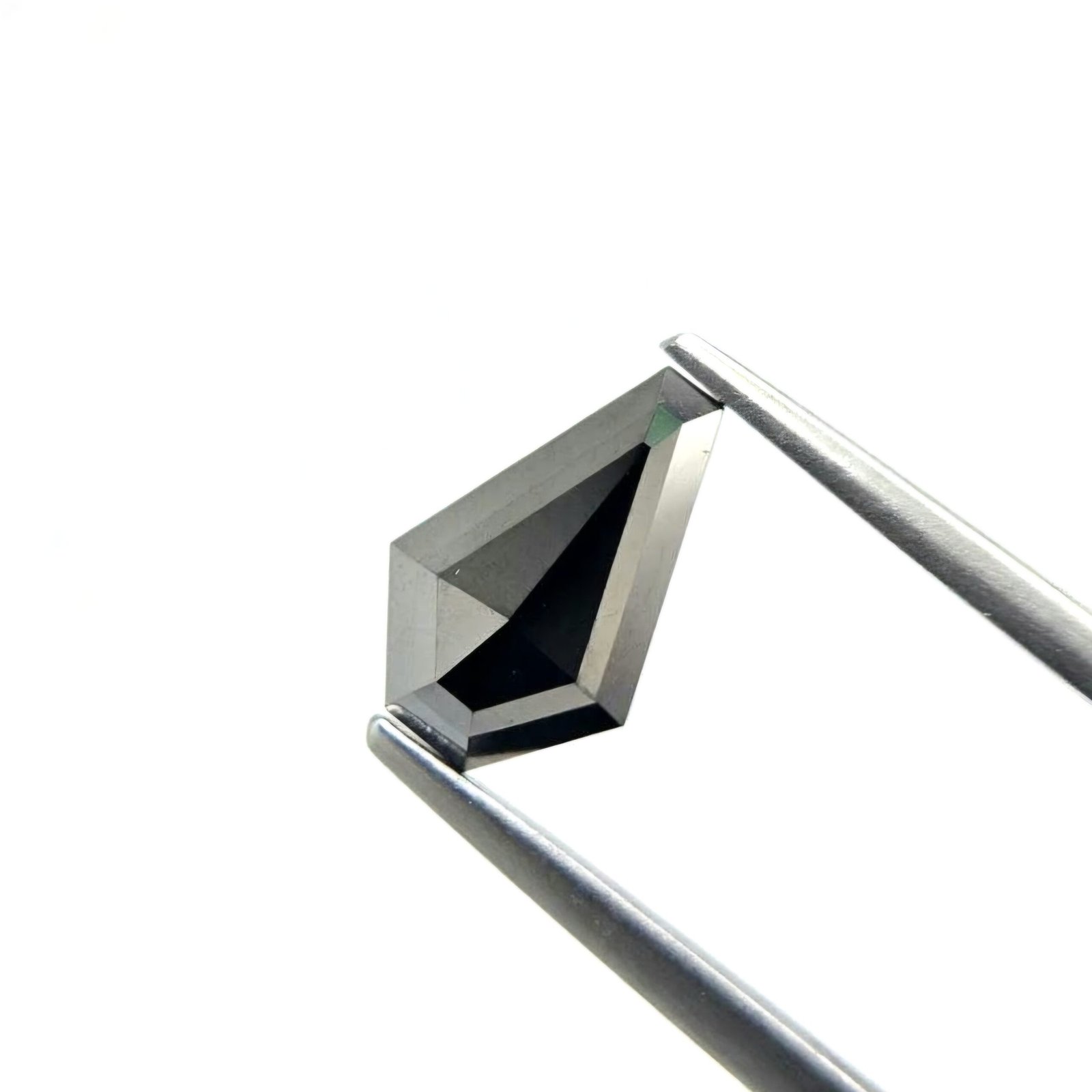 (Tc439) 2.16ct Coffin Shape Natural Black Loose Diamond